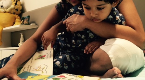 Reading To An Extremely Active Boy