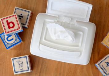 DIY Cleaning Baby Wipes